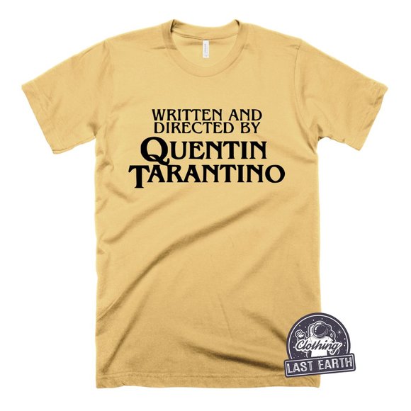 Written and Directed by Quentin Tarantino T Shirt Pulp Fiction Movie Shirt - Picture 1 of 3